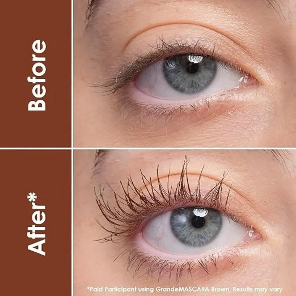 GrandeMASCARA Brown Conditioning Peptide Mascara Grande Cosmetics 0.20 oz